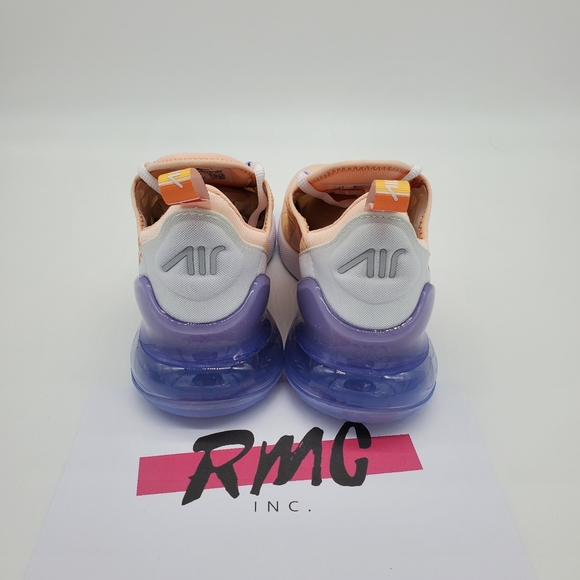 Nike Air Max 270 Washed Coral Football Grey Track - Picture 7 of 10